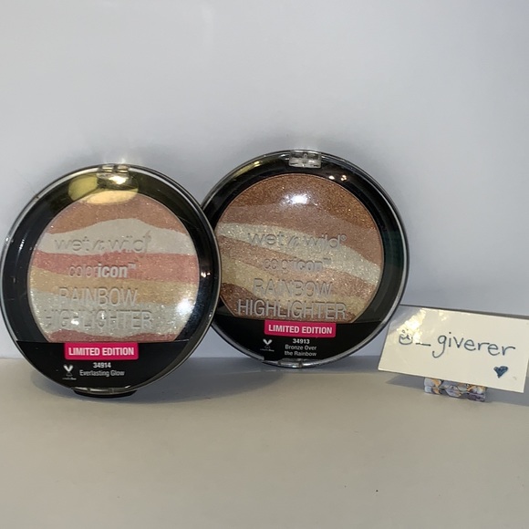 LE Rainbow Highlighters Everlasting Glow / Bronze Over The Rainbow Coloricon - Picture 2 of 14